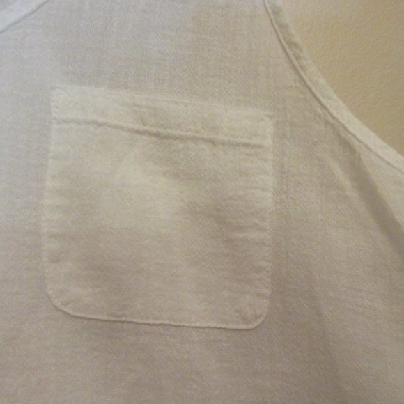 J.Crew White Cotton tank top medium - Picture 2 of 7